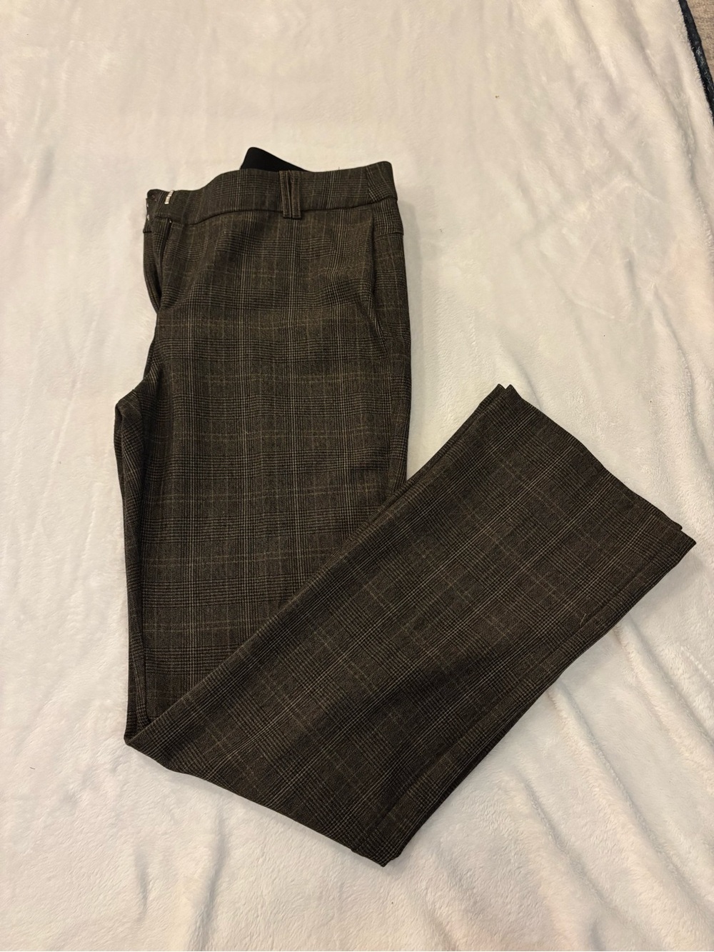 Maurices Plaid Dress Pants in Brown and Black
